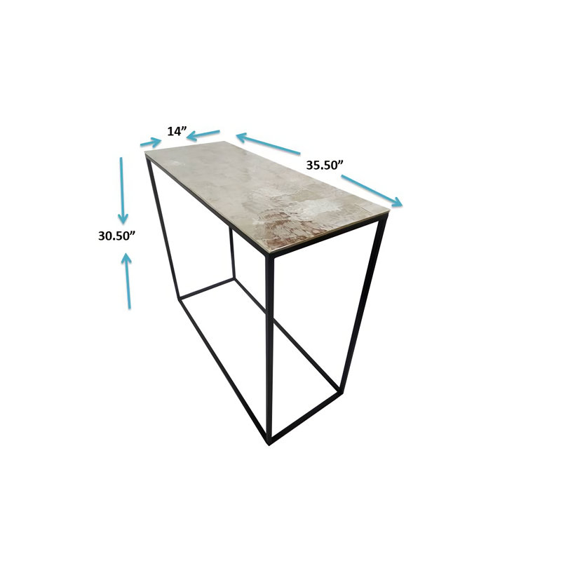 Console 35,5 po, Argent