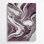Abstrait art fluide 94, art mural en métal brun