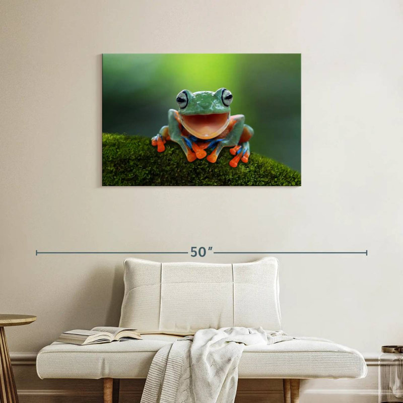 Brampt Happy Tree Frog, 24" H x 36" W