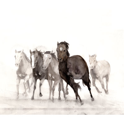 Running Horses Group - Painting Print
