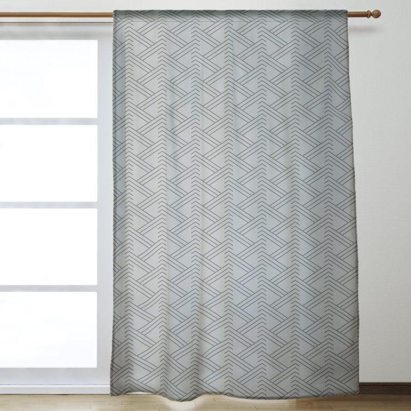 Jordao Room Darkening Curtain Single Panel, Gray