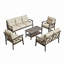 5-Piece Metal Patio Furniture Set-1071322923