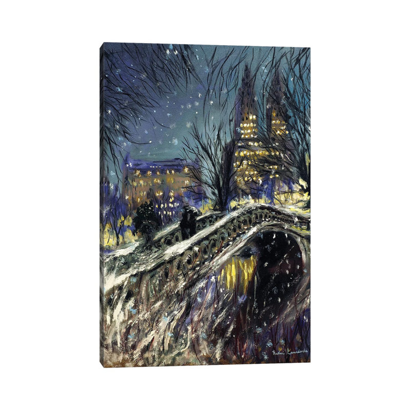 Winter Wonderland by Ruslana Levandovska - Gallery-Wrapped Canvas Giclée on Canvas, 20.32 cm H x 30.48 cm W, Wrapped Canvas
