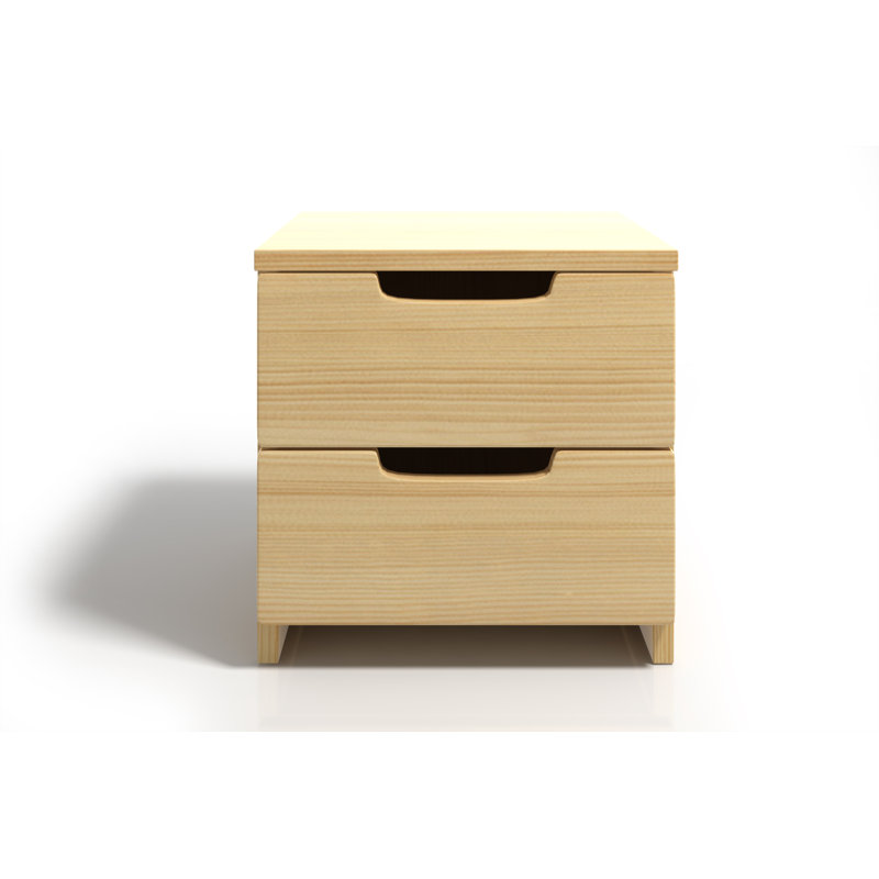 Ventura 40cm W Solid Wood Bedside Table