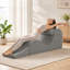 Chaise longue de yoga multifonctionnelle en velours, mousse haute densité avec poche de rangement latérale-275127063