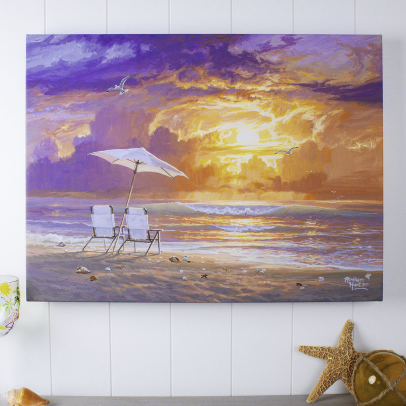 Art mural 18 x 24 lumières DEL Ocean Glow