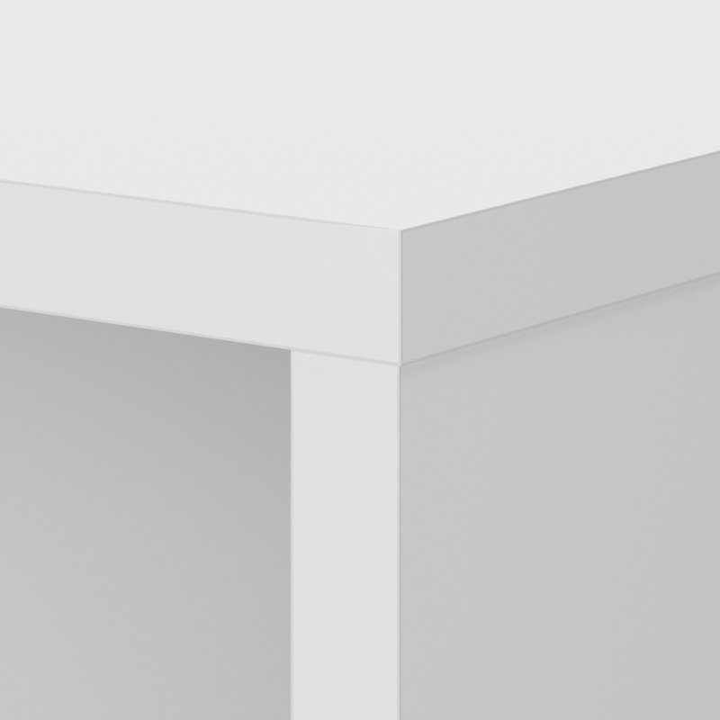 Echo Desk, Pure White, 30" H x 72" W x 32.32" D