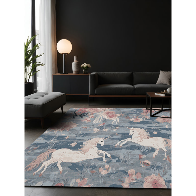 Tapis rose soyeux et moelleux, Carré 3 pi