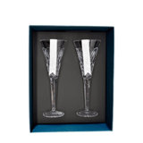Waterford Bridal 1058259 Wedding Toasting Flute, 7oz, Refrigerator Safe, Clear, 2 Pack