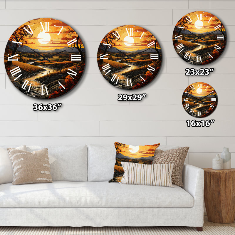 Horloge murale Sharene, Moyenne