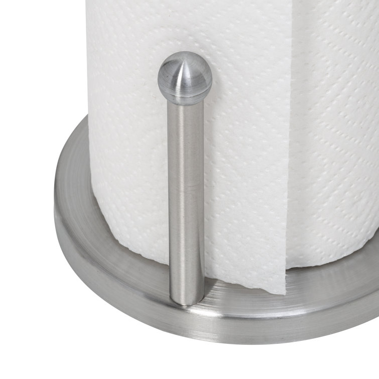Wayfair Basics® Stainless Steel Freestanding Paper Towel Holder