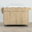 55.5" Wide Kitchen Island With Drop Leaf-579097697-579097709