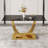 Dining Table Set, Modern Rectangular Dining Table With 2 Benches