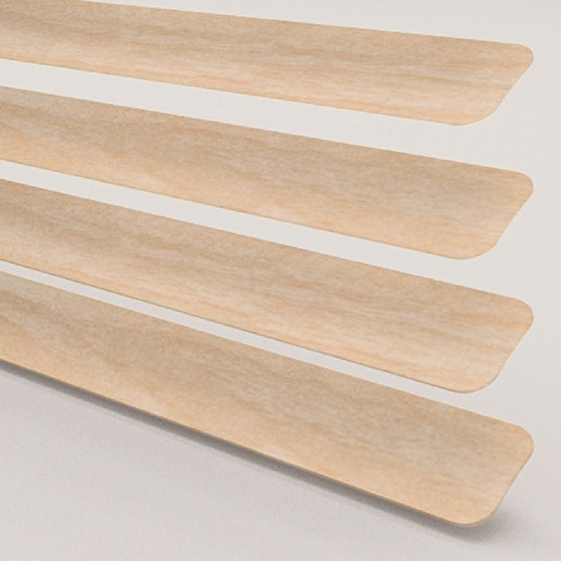 PVC Venetian Window Blind – Durable, Moisture-Resistant, Easy-Fit, Wood-Effect Finish (Teak/Natural/Walnut), Natural
