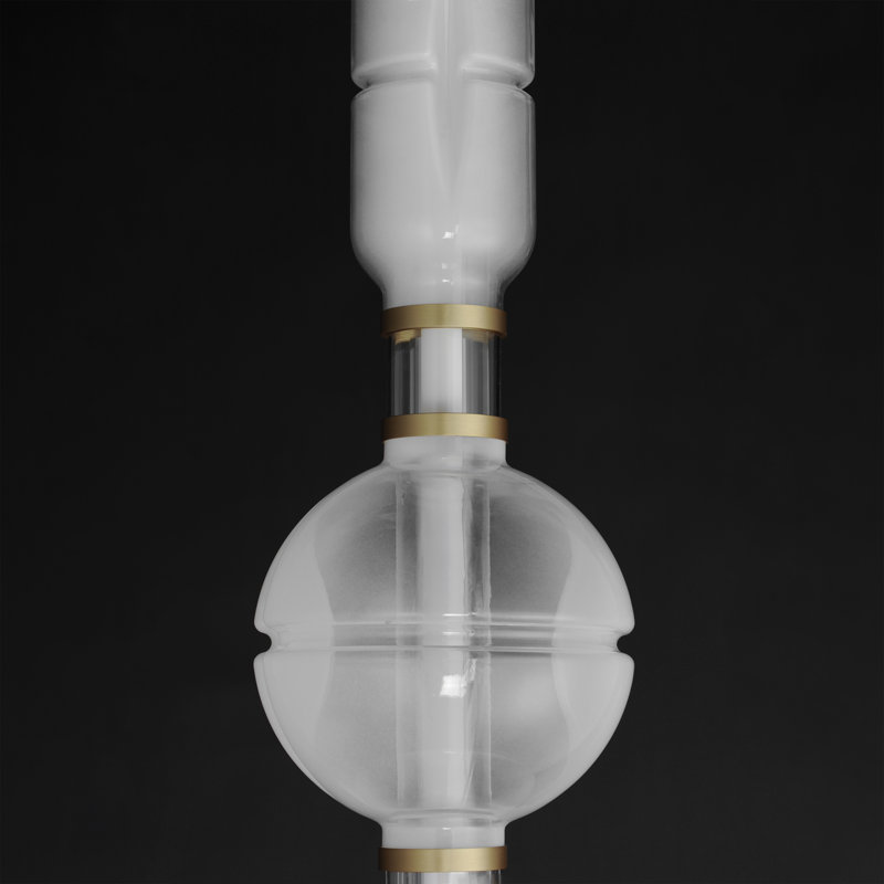 Gusto 1 - Light LED Flush Mount, Gold, White/Clear