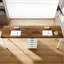 Bureau d'ordinateur, bureau pour deux personnes, bureau de travail
