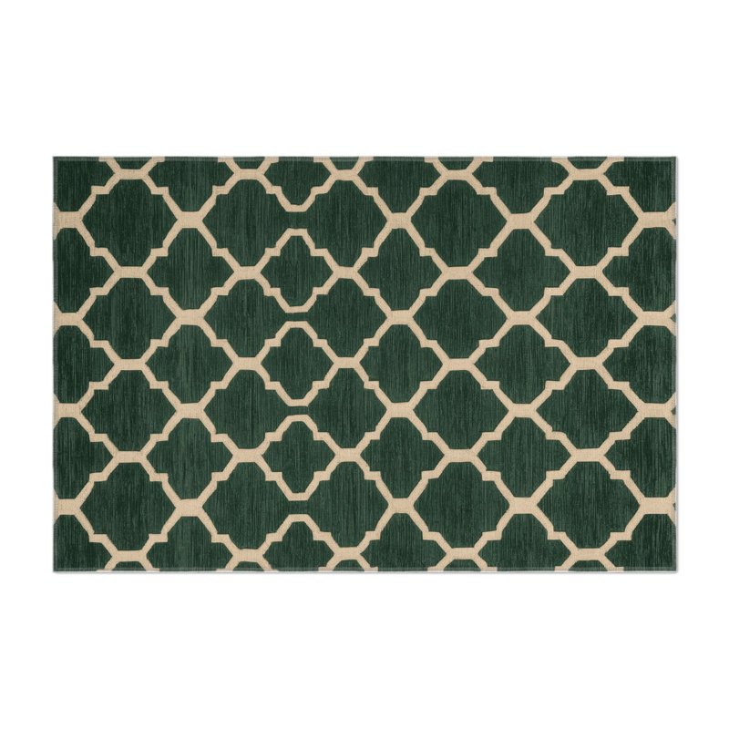 Tapis vert intérieur et extérieur Trellis, Rectangulaire 8 pi x 10 pi