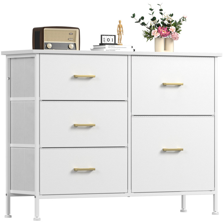 White Nightstand Dressers Mobile Drawers Closets Storage