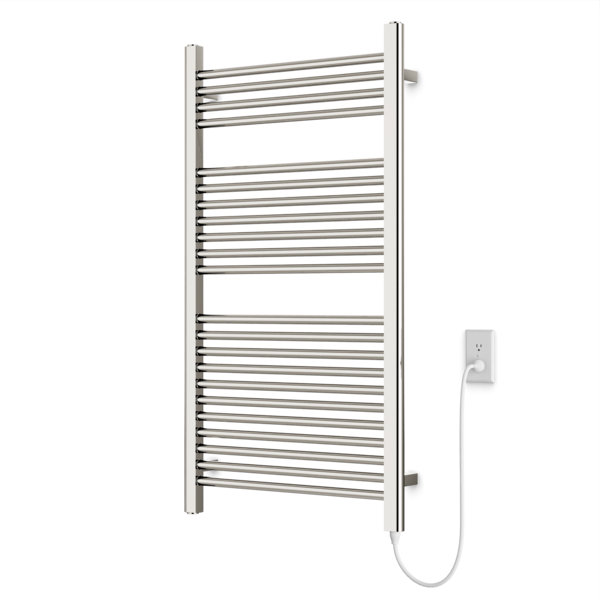 Chauffe-serviettes Artby M11160P-PN Nickel poli à brancher 44 po x 24 po Artos, Nickel poli
