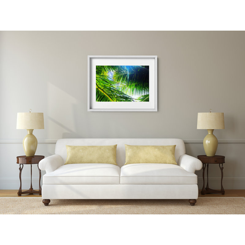 Light Breeze Print by Joseph Regan, 26" H x 36" W x 0.75" D, White