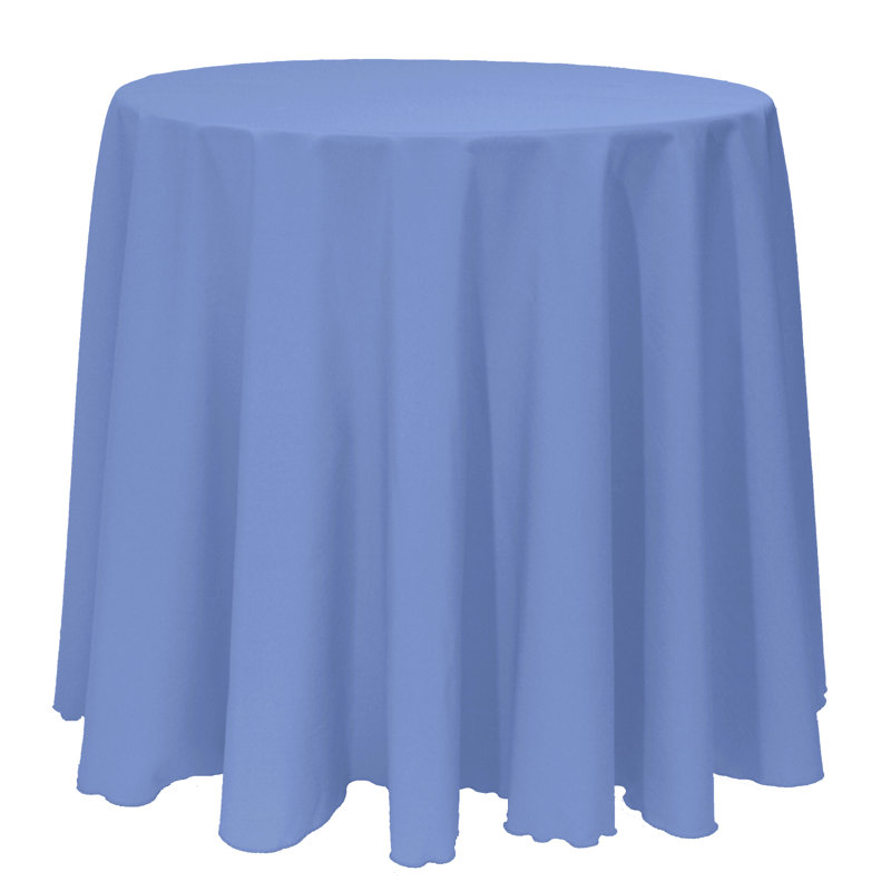 Hannaha Round Tablecloth, Periwinkle, 108" x 108"