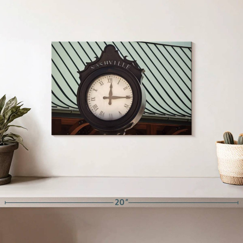 Horloge de rue Kerner Nashville, H 8 po x l 12 po