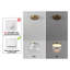 1 - Light Gold LED Single Pendant