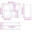 Armoire murale vidaXL-610492062