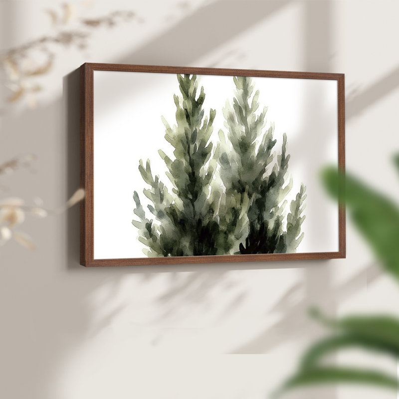 «Chirstmas Art» - XXIII - Reproduction encadrée - Restickable, H 22 po x l 28 po, Noyer