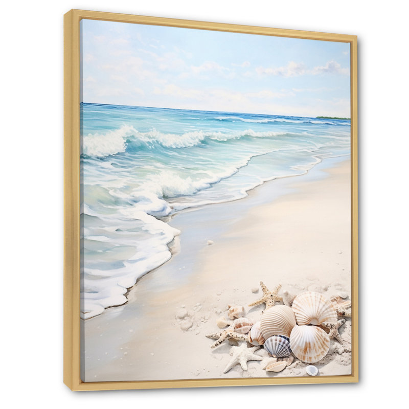 Minimalisme «Beachside Tranquility I», impressions d'art nautique et de plage, H 20 po x l 12 po x P 1 po