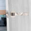 1 Pair Modern Nova Design Premium Door Handles on Round Rose with 3" Ball Bearing Hinges and 2.5" Tubular Latch-432496083