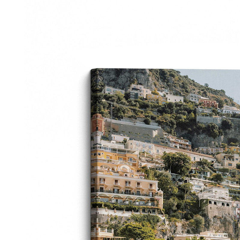 Impression sur toile Nautical Positano, Toile tendue, H 40 po x l 60 po x P 1,25 po, 4