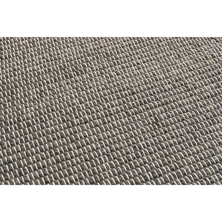 Ebsen Solid Colour Wool Hand Woven Area Rug