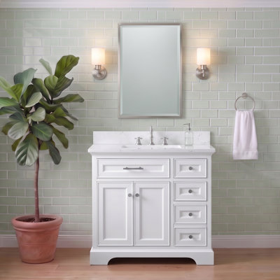 Currahee 36" Single Bathroom Vanity Set