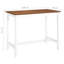 Gisele Solid Wood Base Dining Table