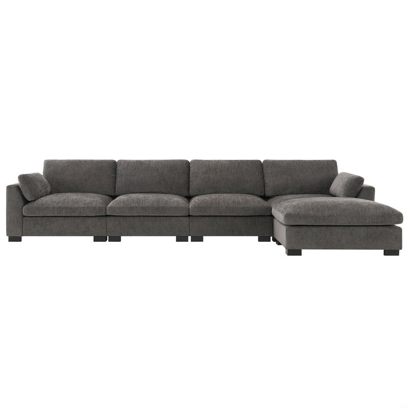 130" Modular Sectional Sofa, L-Shape