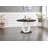 Scottsmoor 4 Seater High Gloss Round Dining Table Set with 4 Luxury Faux Leather Dining Chairs-1461493440-1461492320