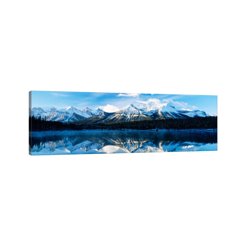 Herbert Lake, Banff National Park, Alberta, Canada - Wrapped Canvas Panoramic Print, 121.92 cm H x 40.64 cm W x 1.91 cm D