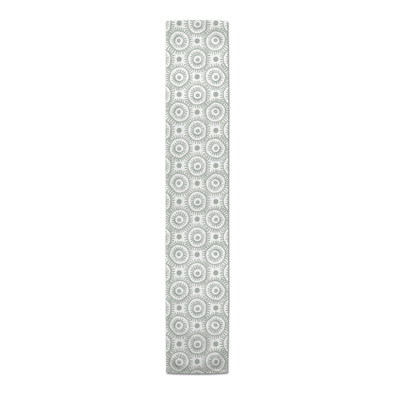 Chemin de table Nieves, 72 po x 16 po, Vert