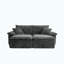 Canapé modulaire Boneless avec repose-pieds sans assemblage-2120811350