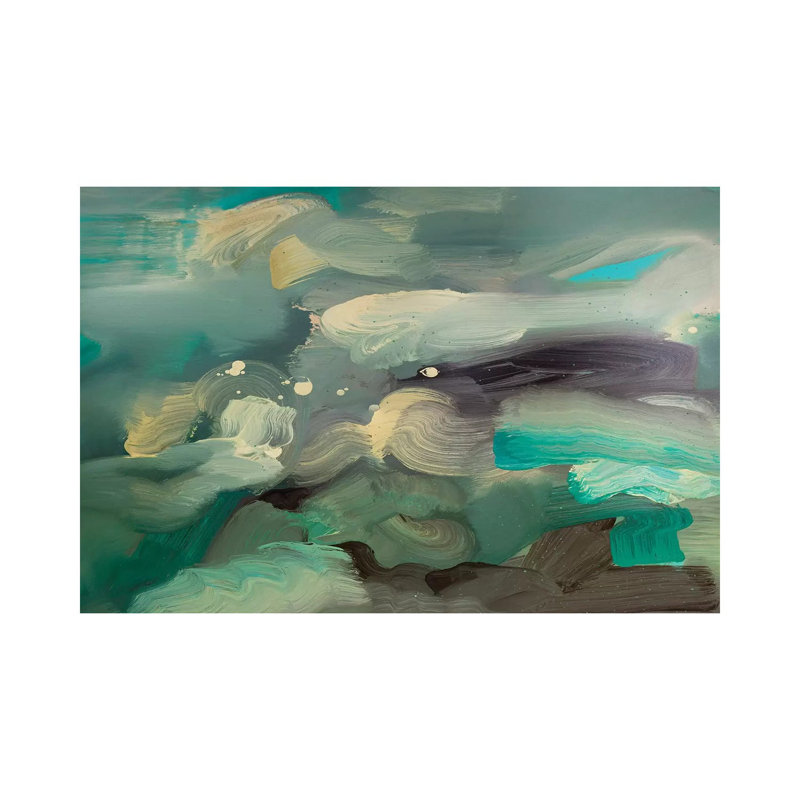 Ocean I by Pamela Staker - Painting on Canvas, Wrapped Canvas, 66.04 cm H x 45.72 cm W x 1.91 cm D