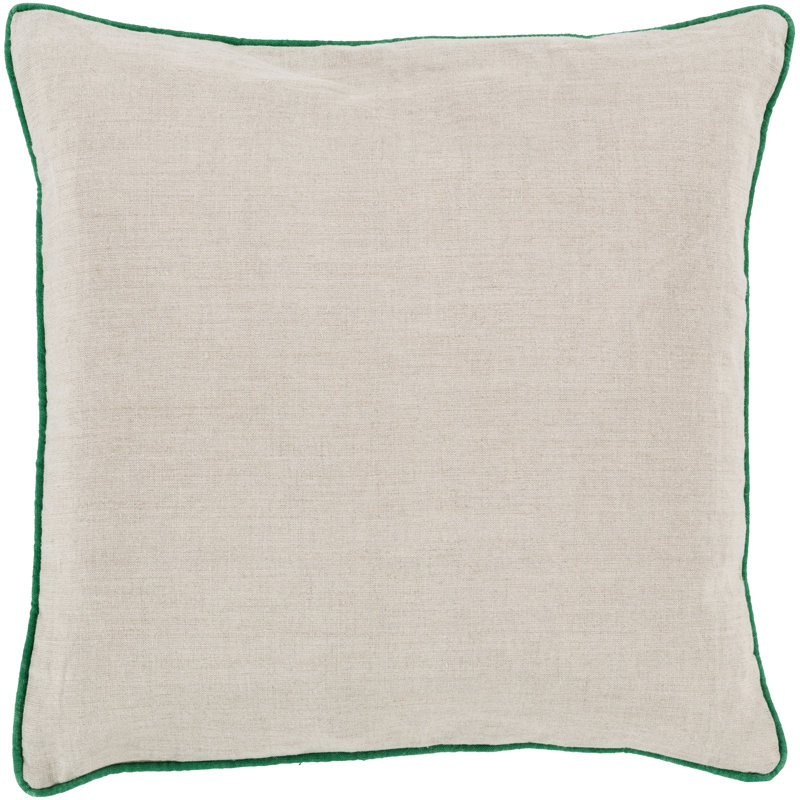 Lightle Reversible Throw Pillow, 20" x 20", Grass Green, Polyester