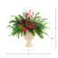 Holiday Centerpiece with Pinecones and Berries