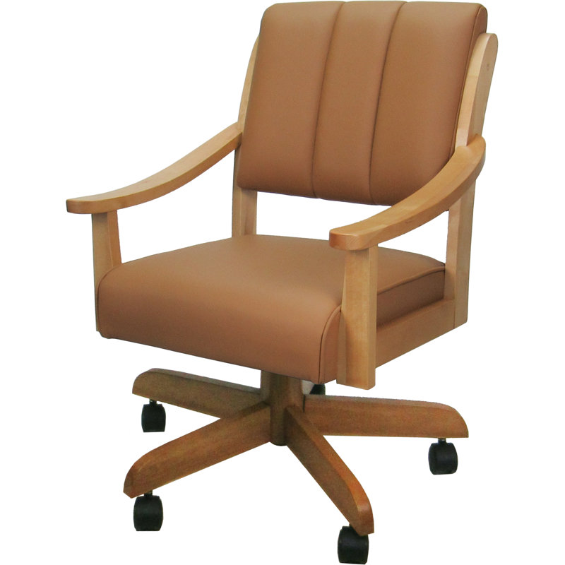 Chaise en bois massif Burholme, Brun, Miel