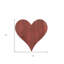 Sculpture dimensionnelle en bois rouge 12 "X 12"-2128776481-2128776483