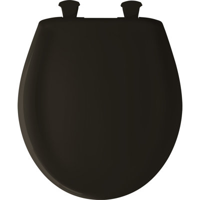 Siège de toilette rond en plastique