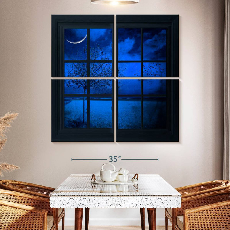 Moonlight Window, 50" H x 50" W