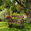Solid Wood Fir Outdoor Bench