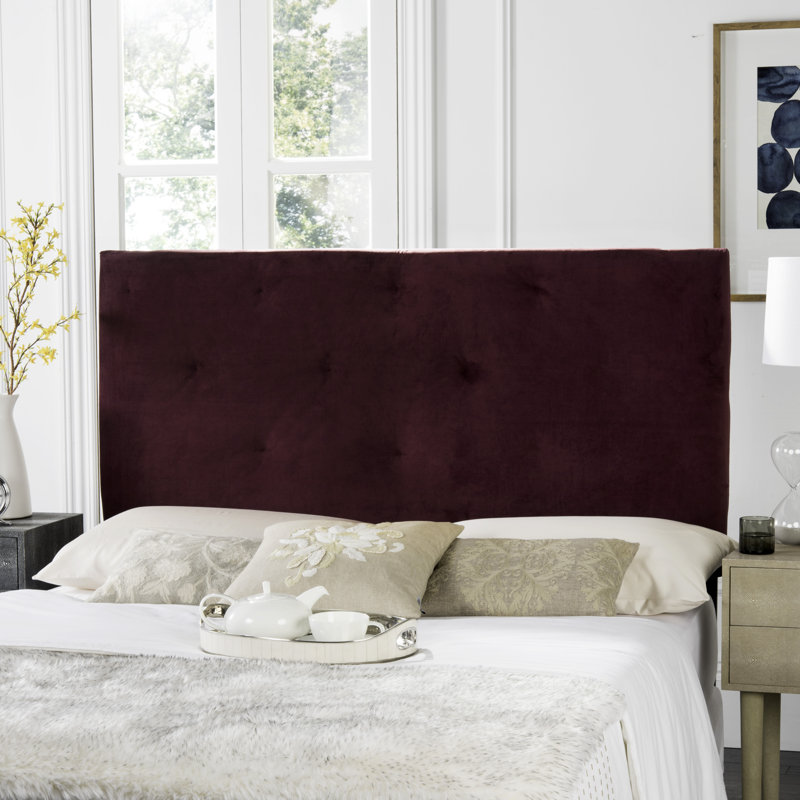 Orpington Upholstered Headboard, Full, Eggplant
