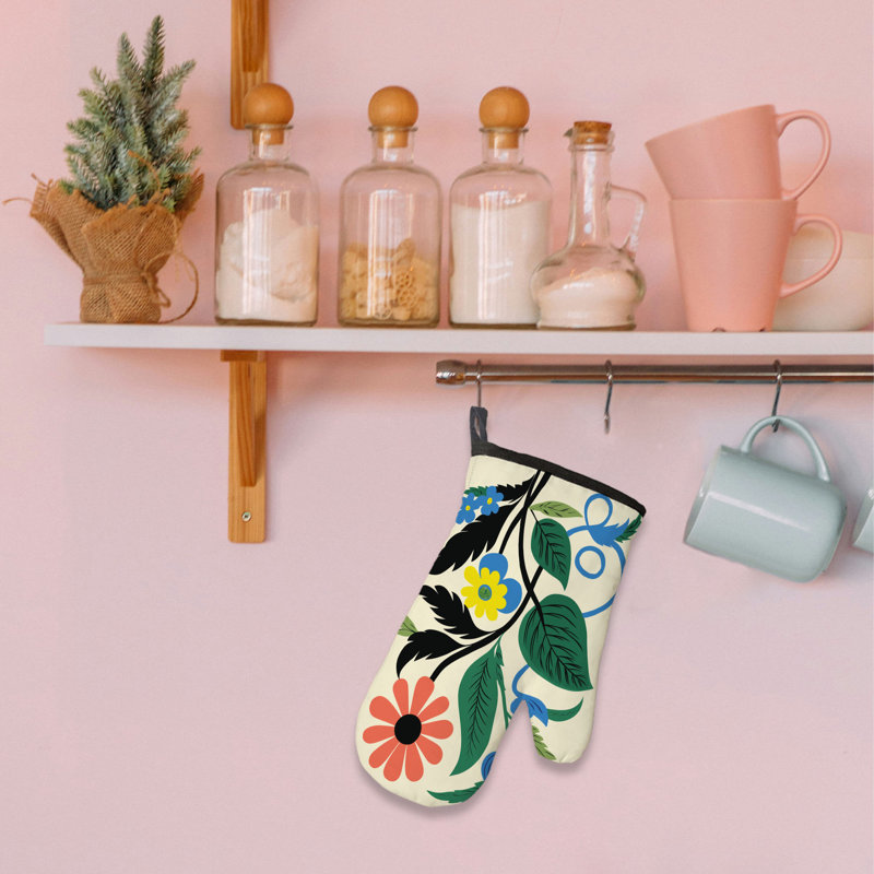 Bloom Vibe Oven Mitt Cotton Twill